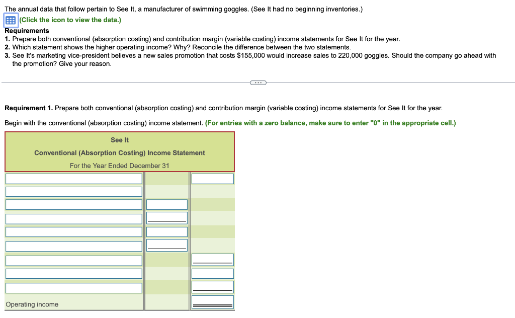 PLEASE HELP! I WILL UPVOTE! The annual data that