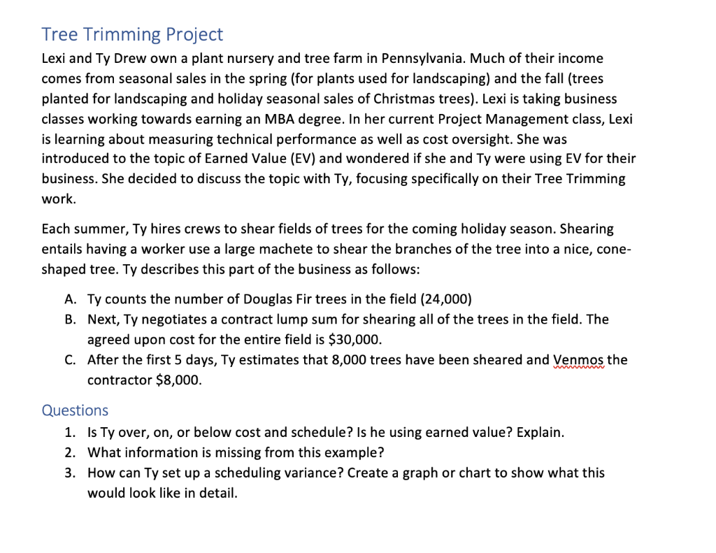 Read the Case study and answer the questions at