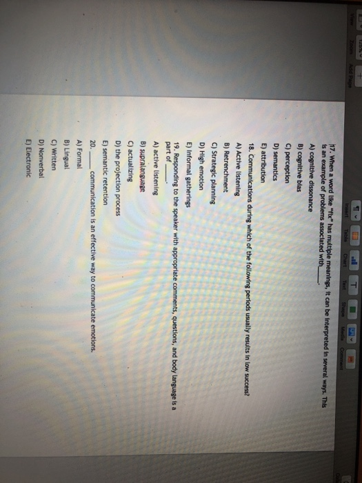 1 DB naro C il T M 17. When a word like "x" has