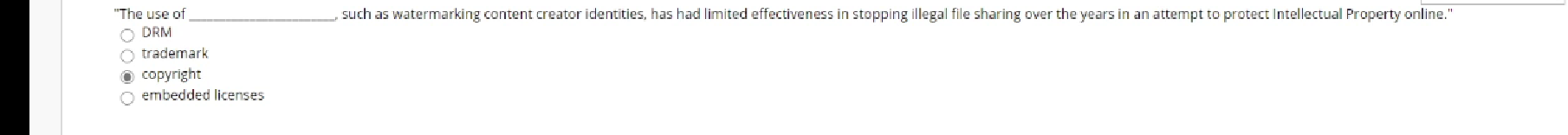 such as watermarking content creator identities,