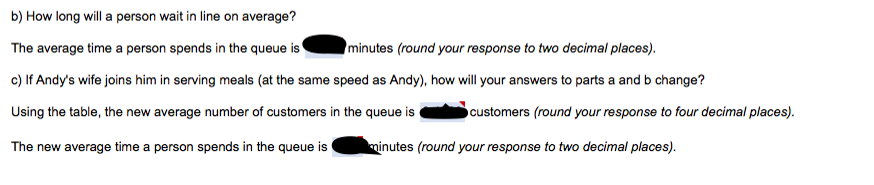 Eighteen customers arrive every hour (Poisson