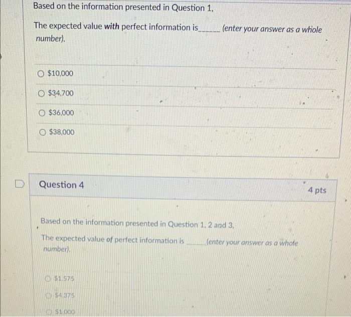 Based on the information presented in Question 1,