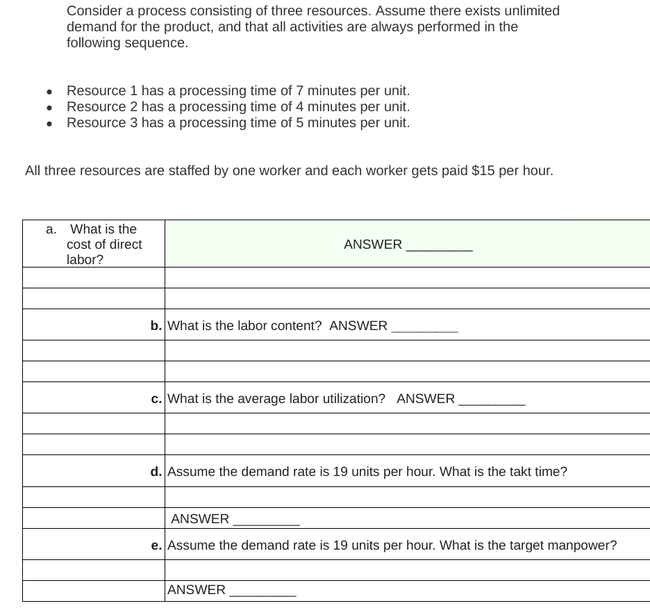 show all work please! Consider a process