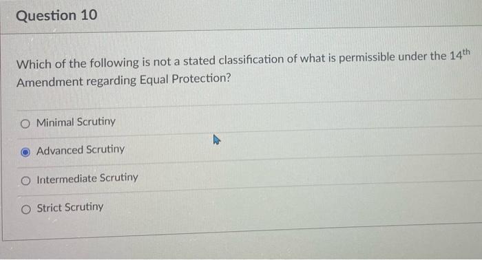 Which of the following is not a stated