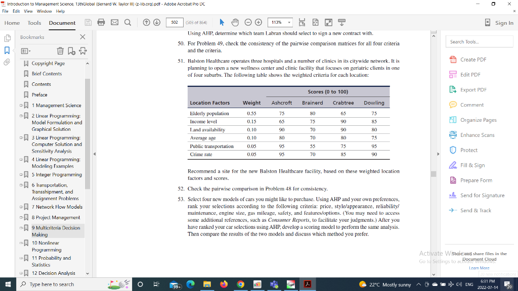 i I need question number 52 Thank you 47. Check