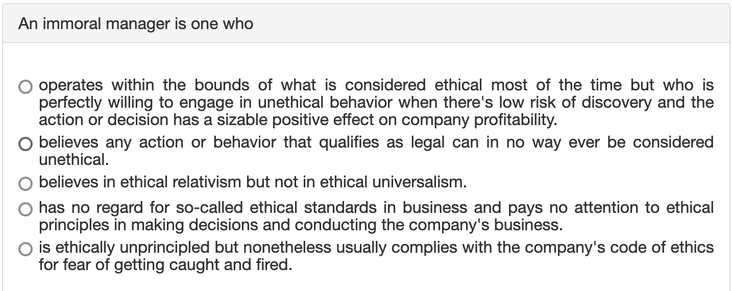 According to the school of ethical relativism,