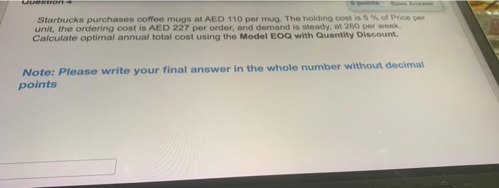 GLONTON Starbucks purchases coffee mugs at AED