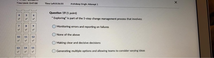 X Time Limit: 0:47:00 Time Left:0:26:55 Arshdeep