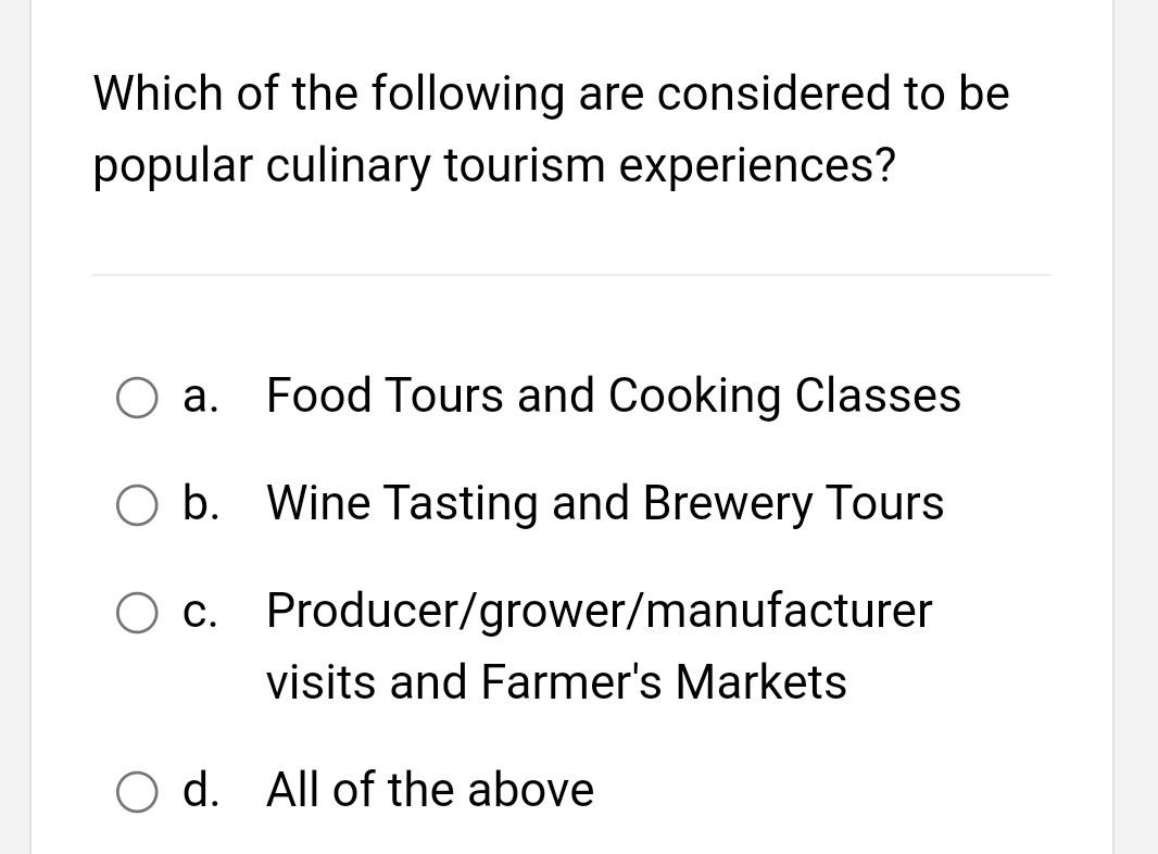 Which of the following are considered to be