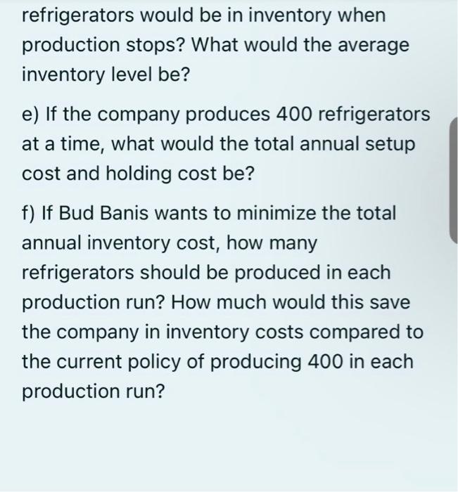 Question 2 (12 pts): Emarpy Appliance is a