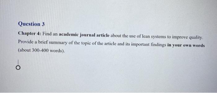 an academic journal has to be attached to this