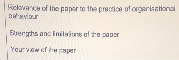 "Creating a strong organisation during