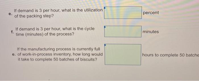 question3 Process Step Mixing Forming Baking