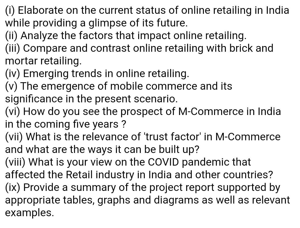 answer all the questions (i) Elaborate on the