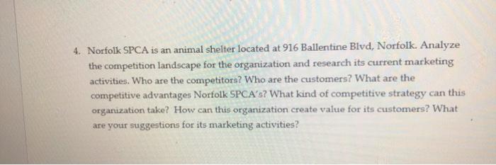 4. Norfolk SPCA is an animal shelter located at