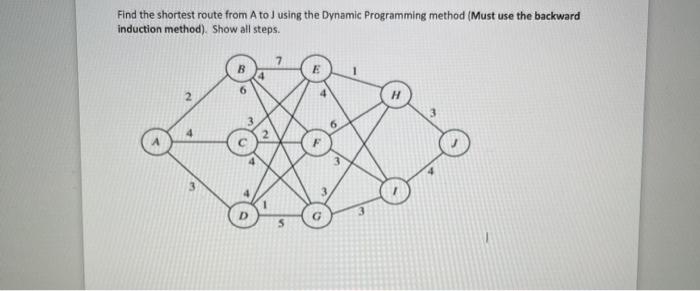please use backward induction method Find the