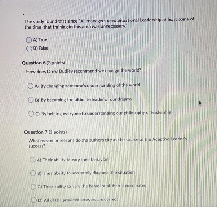 The study found that since 'All managers used