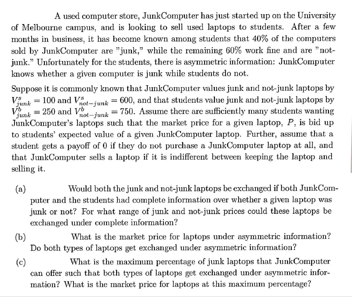 A used computer store, JunkComputer has just