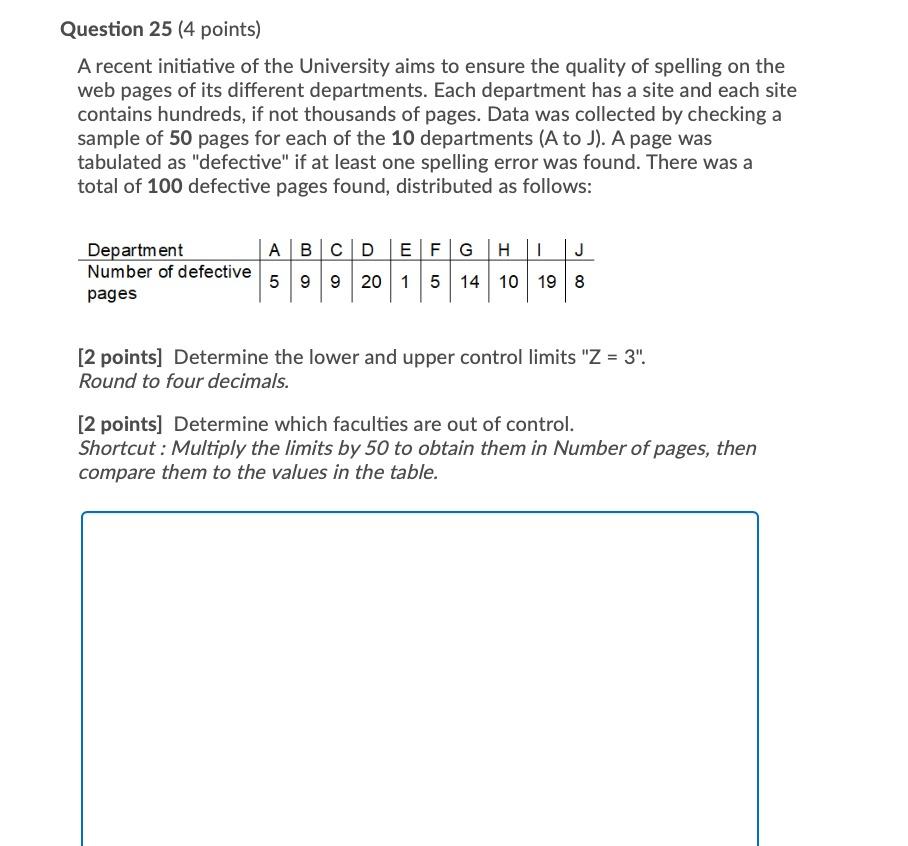 Question 25 (4 points) A recent initiative of the