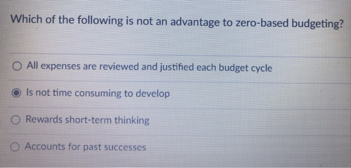 Which of the following is not an advantage to