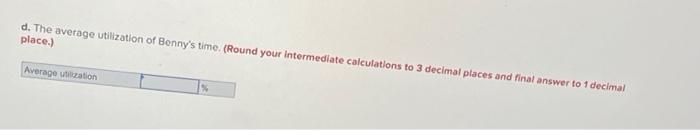 Benny the Barber owns a one-chair shop. At barber