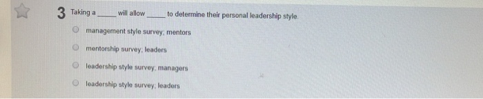 3 Taking a _ will allow to determine their