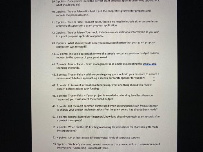 39.2 points: Once you've found the perfect grant