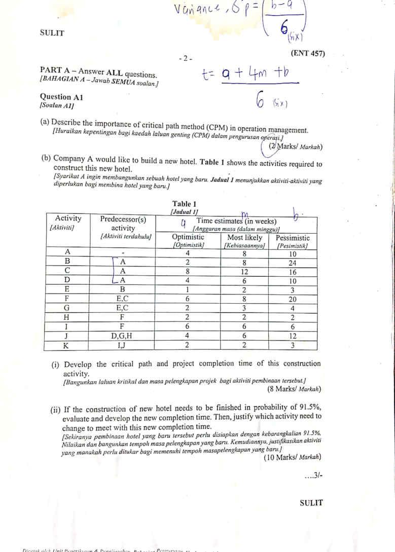 PLease answer in detail Variance, sp= 6-4 6.