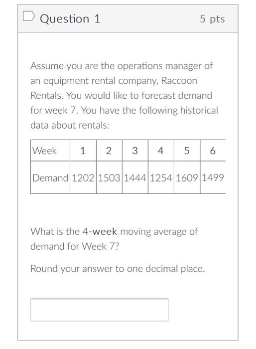 Question 3: Continuing with the data from Raccoon