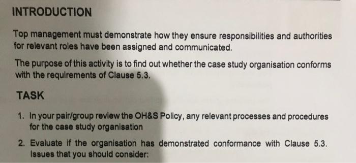 following is the question with case study and