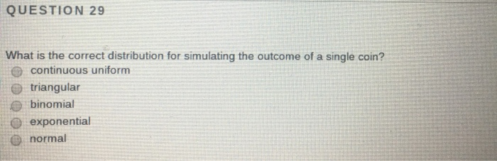QUESTION 31 Which of the following is NOT