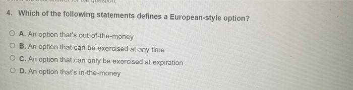 3. A combination is an option trading strategy