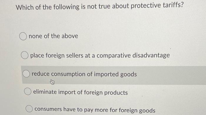 Which of the following is not true about