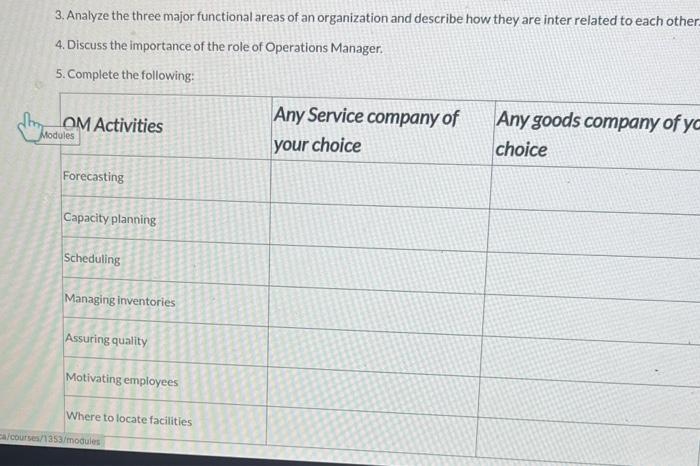 please answer the following questions soon 3.