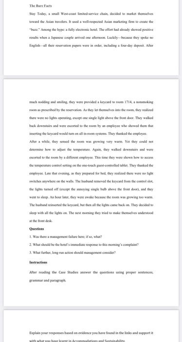 case study Suy Today, all West-coas limited