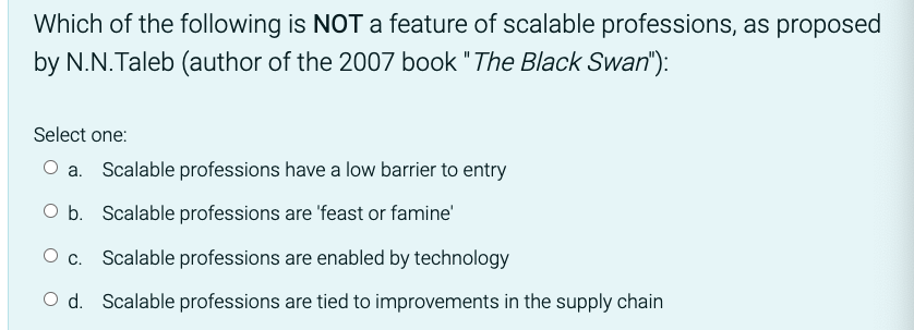 Which of the following is NOT a feature of