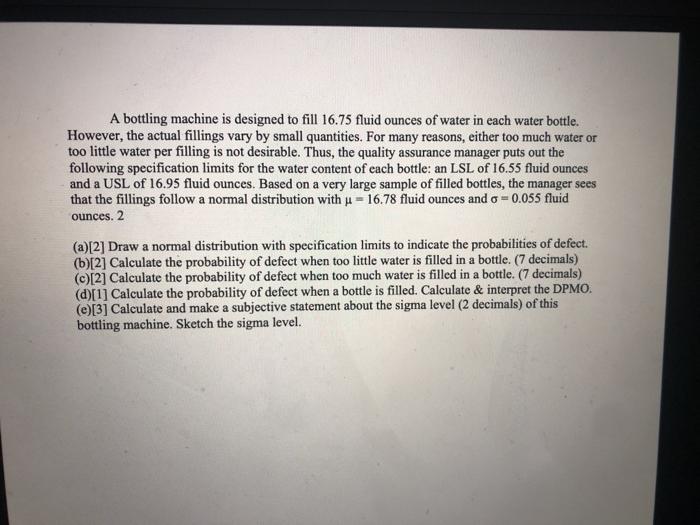 PLEASE show work I will like the post A bottling