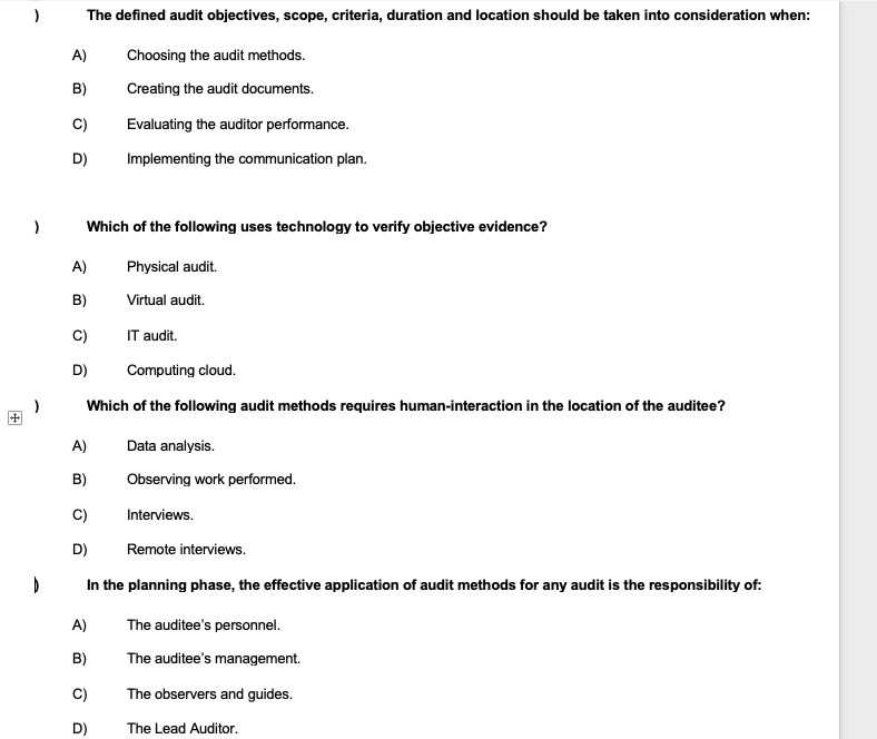 help with the correct answer ! 102) Which of the