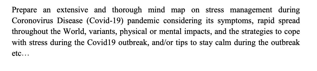 1. Mind-map enables decision makers to overview a