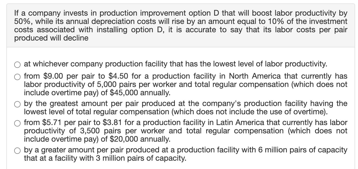 One of the benefits of pursuing a strategy of