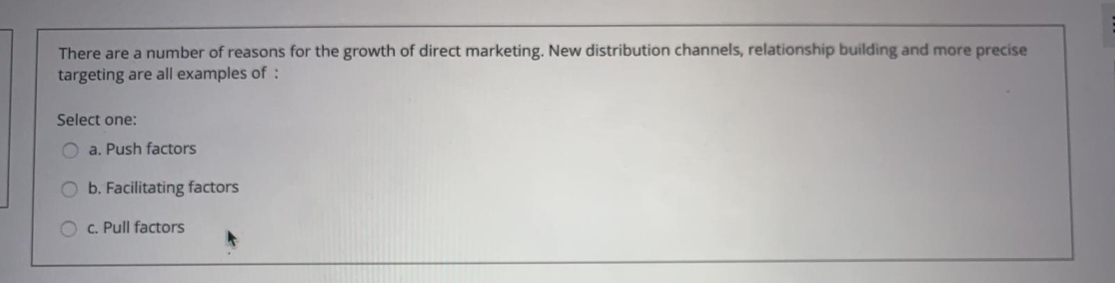 There are a number of reasons for the growth of