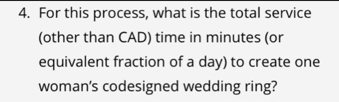 Given the simplified process work activities