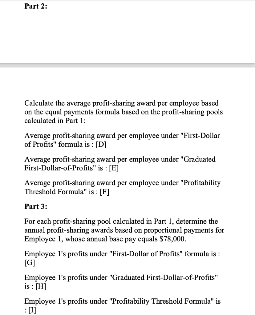 KINDLY ANSWER ALL PARTS USING EXCEL AND EXPLAIN