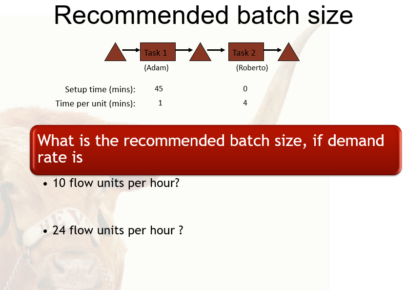 How do I solve these using the formula: Batch
