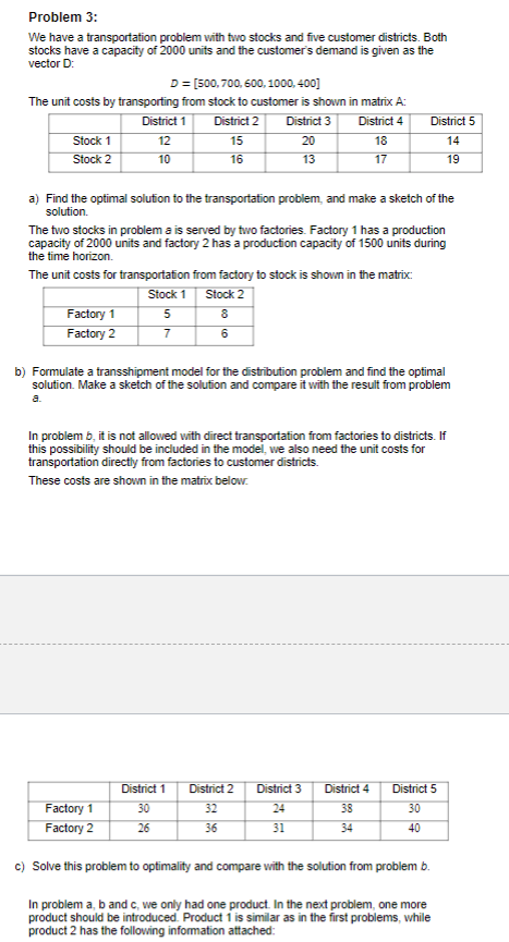 How do you find task d)? Here is the entire