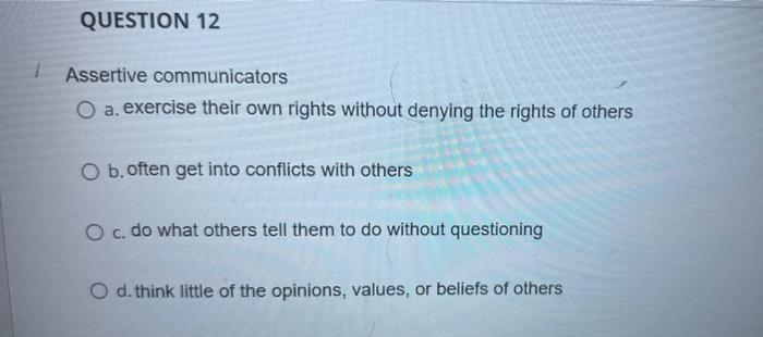 Negative elements that can occur in relationships