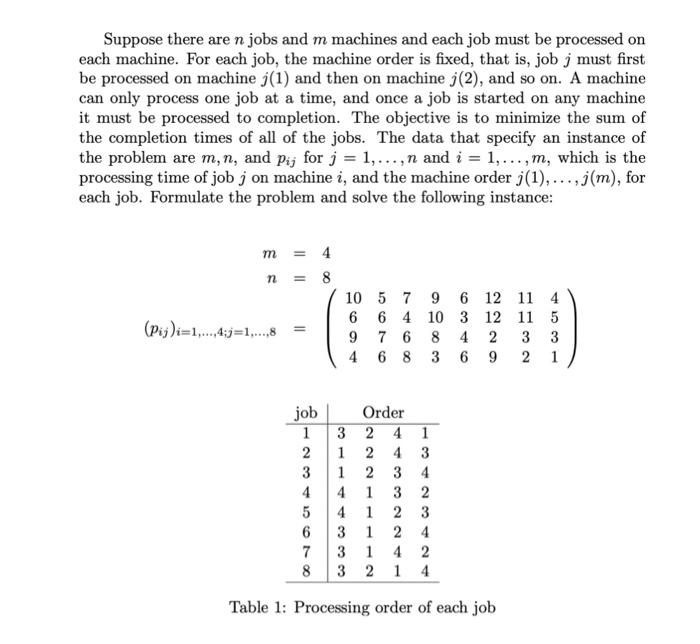 Define the objective function and the constraints