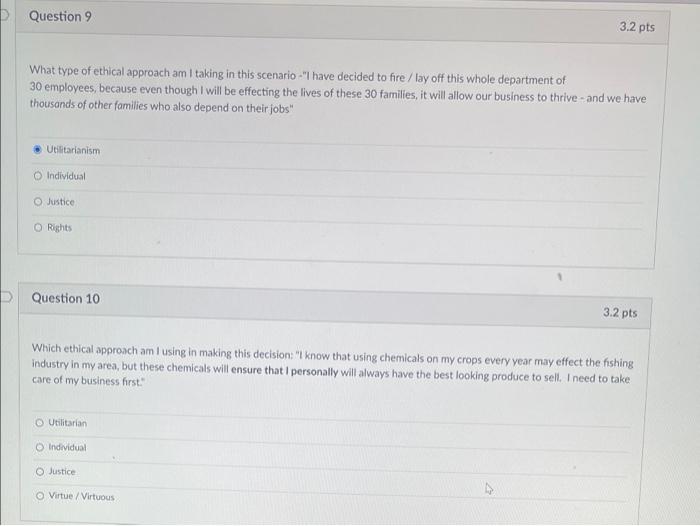 answer these 4 questions please Question 9 3.2