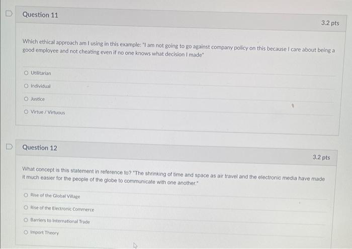 answer these 4 questions please Question 9 3.2