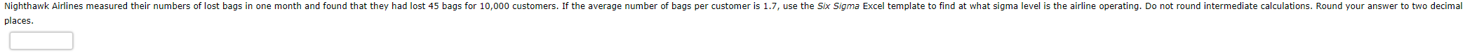 ad the average value. Round your answer to one